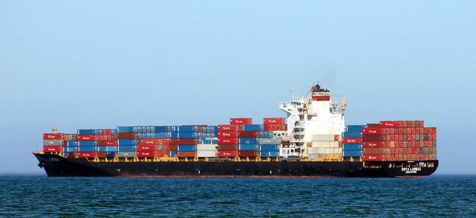 containter freight ship